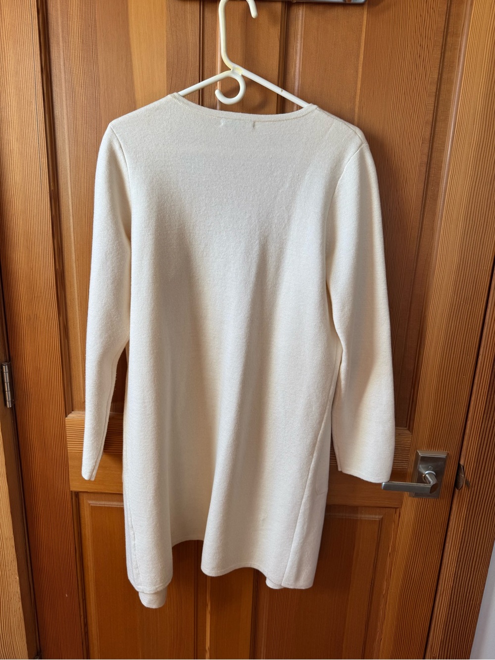 J. Crew Ivory Juliette Open Cardigan Coat